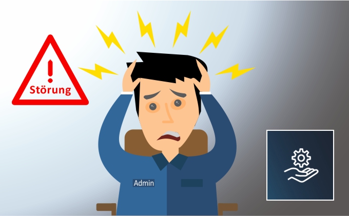 Administrator Support bei IT Störungen