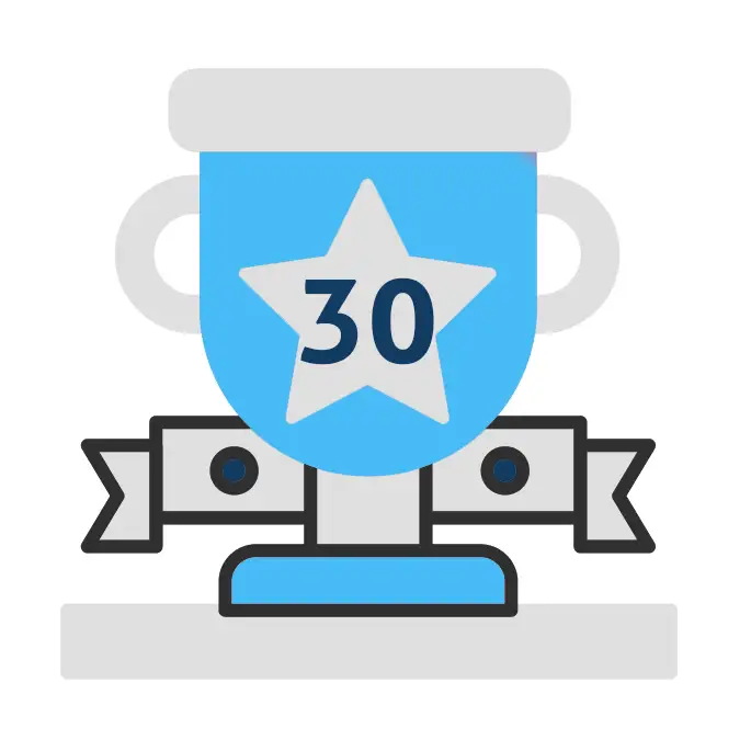 30 Jahre Erfahrung Icon