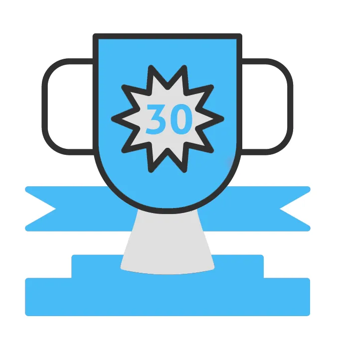 30 Jahre Erfahrung Icon