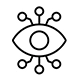 KI Bedrohungserkennung Icon