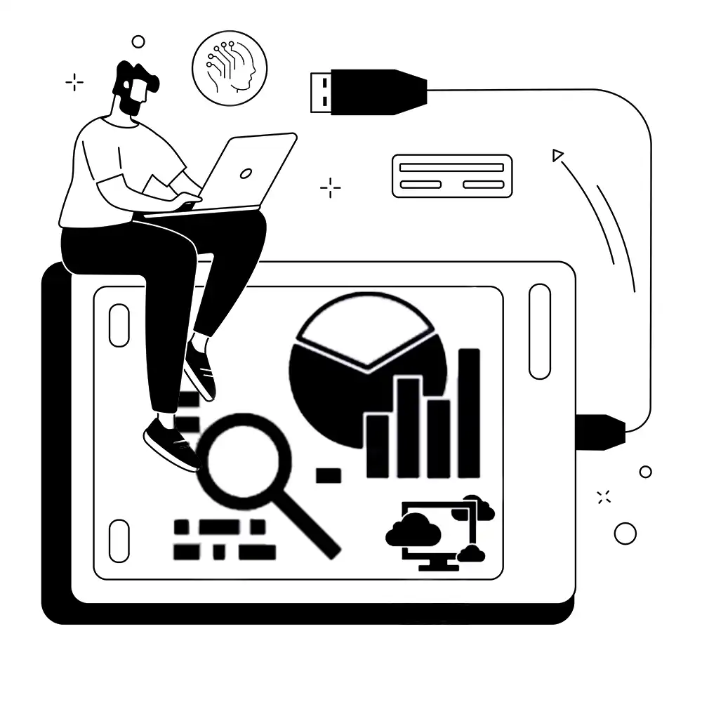 KI gestützte Analyse Icon